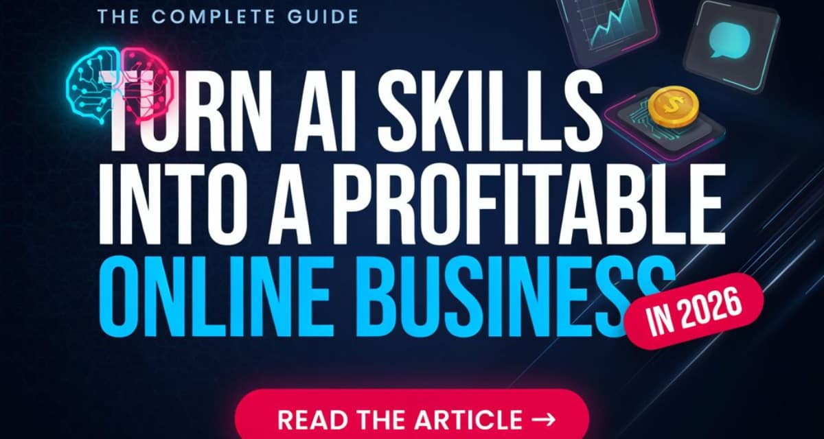 How to Turn AI Skills into a Profitable Online Business in 2026
