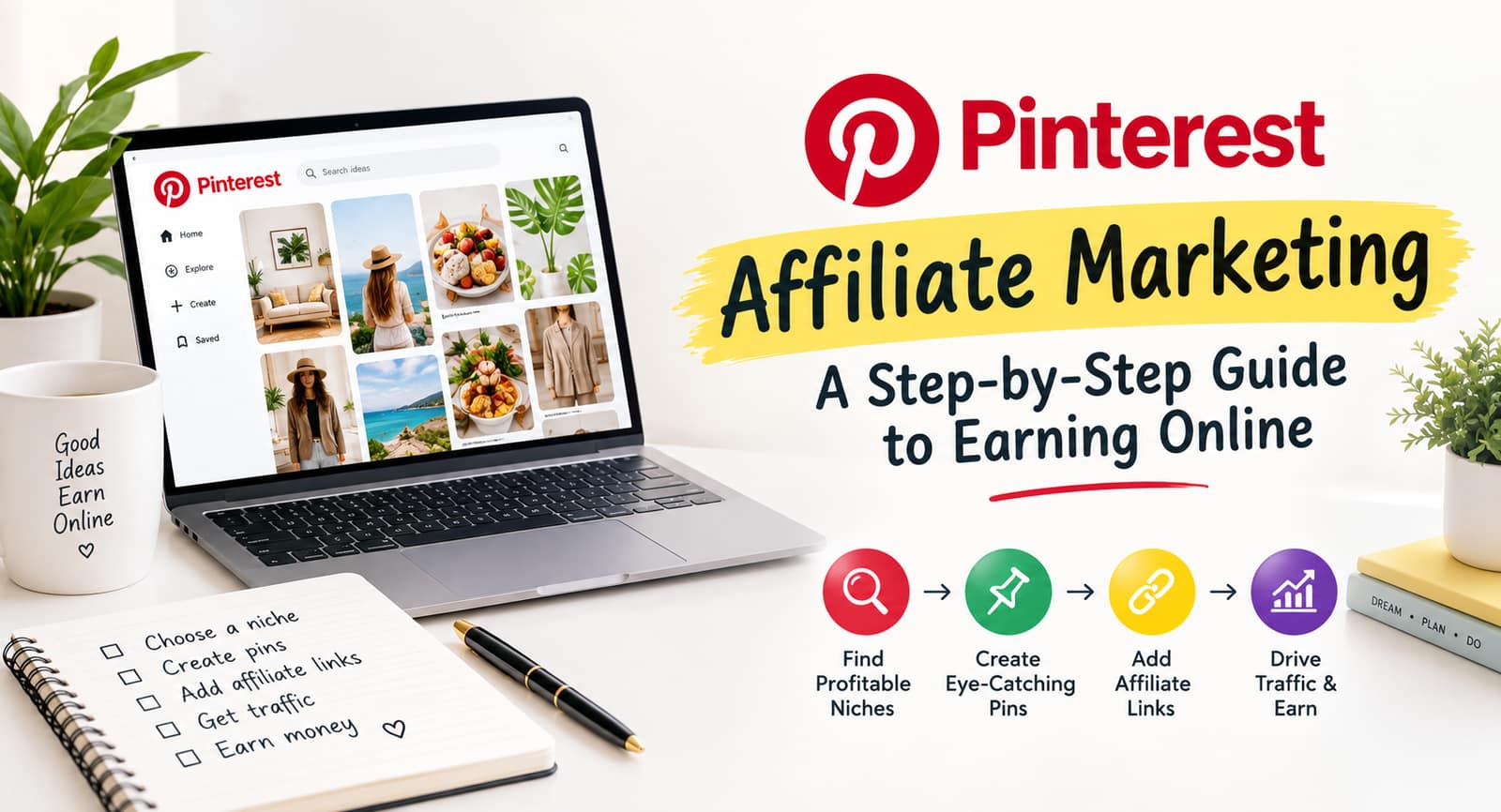 Pinterest Affiliate Marketing: A Step-by-Step Guide to Earning Online